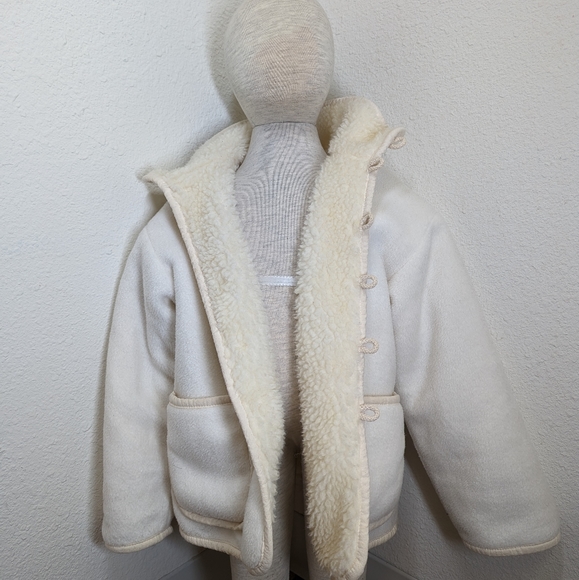 HANDMADE cotton jacket coat Girl 2-5 years old - Picture 6 of 7